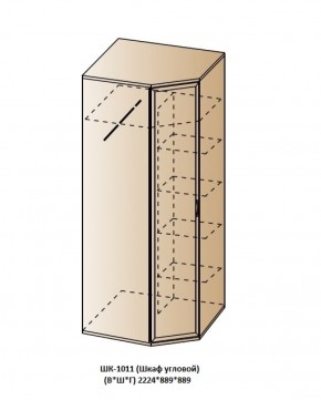 ШК-1011 (Шкаф угловой) в Ноябрьске - noyabrsk.ok-mebel.com | фото