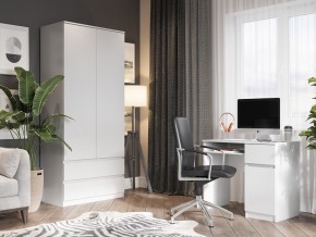 Шкаф 2-ств. с 2 ящиками "Бьянко" в Ноябрьске - noyabrsk.ok-mebel.com | фото 4