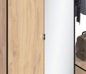 Шкаф 2х дверный с зеркалом Лофт СБ-3111 (Дуб Минерва) в Ноябрьске - noyabrsk.ok-mebel.com | фото 5