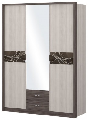 Шкаф 3-х дверный с зеркалом Шк68.2 МС Николь в Ноябрьске - noyabrsk.ok-mebel.com | фото