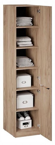 Шкаф для белья Глосс СМ-319.07.001 в Ноябрьске - noyabrsk.ok-mebel.com | фото 2