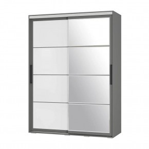 Шкаф-купе Крафт-6 1.6 м ШКК-06 (графит) в Ноябрьске - noyabrsk.ok-mebel.com | фото 3