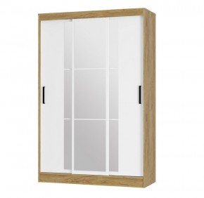 Шкаф-купе Тайм ШКК-03 (крафт/белый) в Ноябрьске - noyabrsk.ok-mebel.com | фото