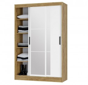 Шкаф-купе Тайм ШКК-03 (крафт/белый) в Ноябрьске - noyabrsk.ok-mebel.com | фото 3