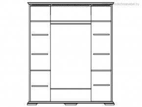 Шкаф Лика (ММ 137-01/04Б) без зеркал в Ноябрьске - noyabrsk.ok-mebel.com | фото 2