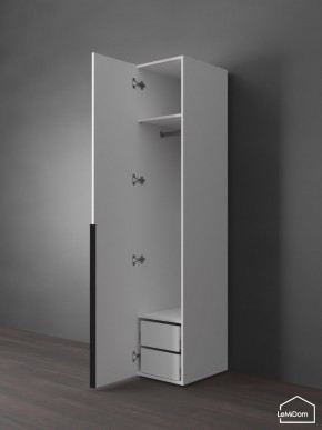 Шкаф Linnea MHR-1-3 2050х400х510 (Белый-М 11.1.2) в Ноябрьске - noyabrsk.ok-mebel.com | фото 5