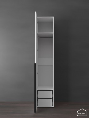 Шкаф Linnea MHR-1-3 2050х400х510 (Белый-М 11.1.2) в Ноябрьске - noyabrsk.ok-mebel.com | фото 6