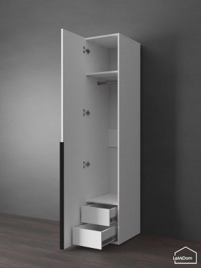 Шкаф Linnea MHR-1-3 2050х400х510 (Белый-М 11.1.2) в Ноябрьске - noyabrsk.ok-mebel.com | фото 7
