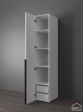 Шкаф Linnea MHR-1-3 2050х400х510 (Белый-М 11.1.2) в Ноябрьске - noyabrsk.ok-mebel.com | фото 5