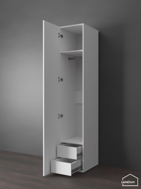Шкаф Linnea MHR-1PO-3 2050х400х510 (Белый-М 11.1.1) в Ноябрьске - noyabrsk.ok-mebel.com | фото 5