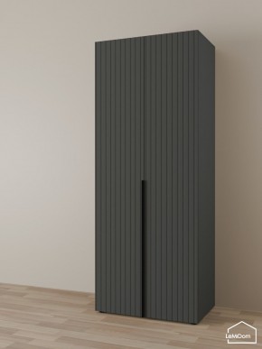 Шкаф Linnea MHR-2-2 2050х800х510 (Графит-М 11.1.25) в Ноябрьске - noyabrsk.ok-mebel.com | фото