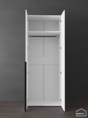 Шкаф Linnea MHR-2 2050х800х510 (Белый-М 11.1.2) в Ноябрьске - noyabrsk.ok-mebel.com | фото 4