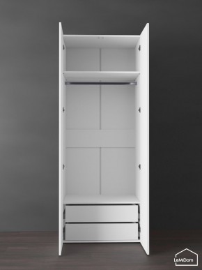 Шкаф Linnea MHR-2PO-3 2050х800х510 (Белый-М 11.1.1) в Ноябрьске - noyabrsk.ok-mebel.com | фото 4