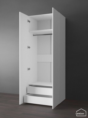 Шкаф Linnea MHR-2PO-3 2050х800х510 (Белый-М 11.1.2) в Ноябрьске - noyabrsk.ok-mebel.com | фото 5