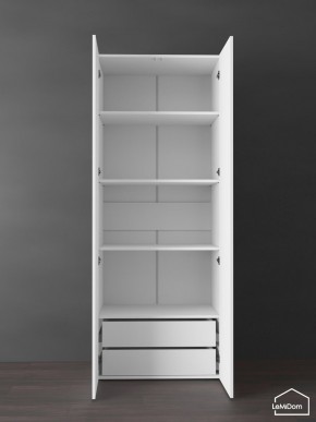 Шкаф Linnea MHR-2PO-4 2050х800х510 (Белый-М 11.1.1) в Ноябрьске - noyabrsk.ok-mebel.com | фото 5