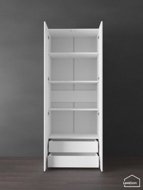 Шкаф Linnea MHR-2PO-4 2050х800х510 (Белый-М 11.1.1) в Ноябрьске - noyabrsk.ok-mebel.com | фото 6