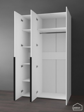 Шкаф Linnea MHR-3-1 2050х1200х510 (Белый-М 11.1.1) в Ноябрьске - noyabrsk.ok-mebel.com | фото 5