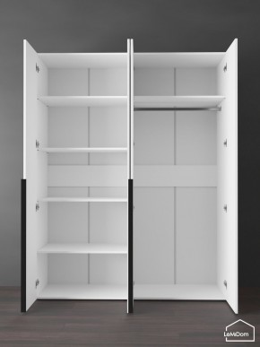 Шкаф Linnea MHR-4-1 2050х1600х510 (Белый-М 11.1.2) в Ноябрьске - noyabrsk.ok-mebel.com | фото 4
