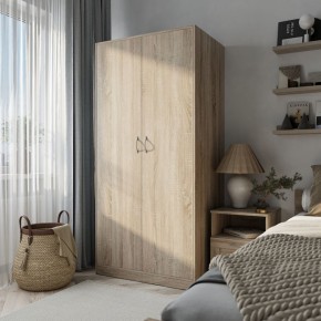 Шкаф ОРИОН двухдверный, цвет Дуб Сонома в Ноябрьске - noyabrsk.ok-mebel.com | фото 4