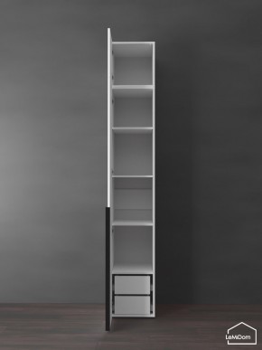 Шкаф с антресолью Linnea MHR-1A-4 2450х400х510 (Белый-М 11.1.2) в Ноябрьске - noyabrsk.ok-mebel.com | фото 6