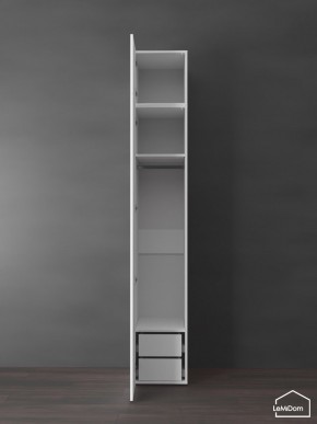 Шкаф с антресолью Linnea MHR-1POA-3 2450х400х510 (Белый-М 11.1.2) в Ноябрьске - noyabrsk.ok-mebel.com | фото 5