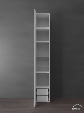Шкаф с антресолью Linnea MHR-1POA-4 2450х400х510 (Белый-М 11.1.2) в Ноябрьске - noyabrsk.ok-mebel.com | фото 6