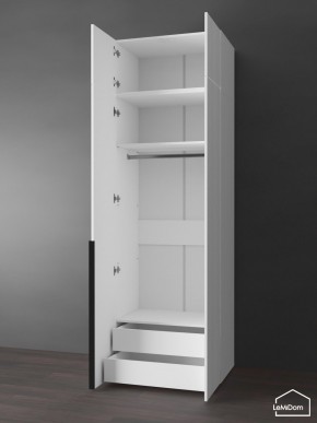 Шкаф с антресолью Linnea MHR-2A-3 2450х800х510 (Белый-М 11.1.2) в Ноябрьске - noyabrsk.ok-mebel.com | фото 5