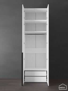 Шкаф с антресолью Linnea MHR-2A-3 2450х800х510 (Белый-М 11.1.2) в Ноябрьске - noyabrsk.ok-mebel.com | фото 6