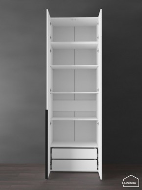 Шкаф с антресолью Linnea MHR-2A-4 2450х800х510 (Белый-М 11.1.1) в Ноябрьске - noyabrsk.ok-mebel.com | фото 6