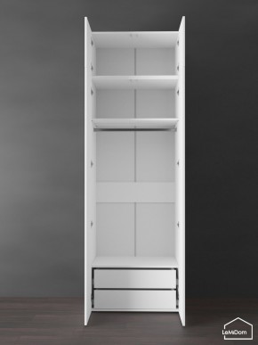 Шкаф с антресолью Linnea MHR-2POA-3 2450х800х510 (Белый-М 11.1.2) в Ноябрьске - noyabrsk.ok-mebel.com | фото 5