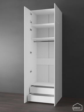 Шкаф с антресолью Linnea MHR-2POA-3 2450х800х510 (Белый-М 11.1.2) в Ноябрьске - noyabrsk.ok-mebel.com | фото 6