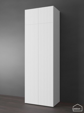 Шкаф с антресолью Linnea MHR-2POA-4 2450х800х510 (Белый-М 11.1.1) в Ноябрьске - noyabrsk.ok-mebel.com | фото