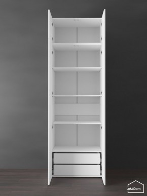 Шкаф с антресолью Linnea MHR-2POA-4 2450х800х510 (Белый-М 11.1.2) в Ноябрьске - noyabrsk.ok-mebel.com | фото 6
