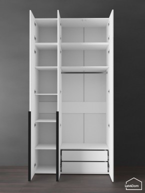 Шкаф с антресолью Linnea MHR-3A-2 2450х1200х510 (Белый-М 11.1.1) в Ноябрьске - noyabrsk.ok-mebel.com | фото 6