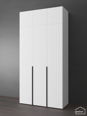 Шкаф с антресолью Linnea MHR-3A-2 2450х1200х510 (Белый-М 11.1.2) в Ноябрьске - noyabrsk.ok-mebel.com | фото