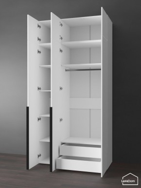 Шкаф с антресолью Linnea MHR-3A-2 2450х1200х510 (Белый-М 11.1.2) в Ноябрьске - noyabrsk.ok-mebel.com | фото 5