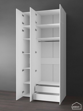 Шкаф с антресолью Linnea MHR-3POA-2 2450х1200х510 (Белый-М 11.1.2) в Ноябрьске - noyabrsk.ok-mebel.com | фото 5