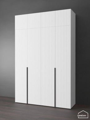 Шкаф с антресолью Linnea MHR-4A-1 2450х1600х510 (Белый-М 11.1.2) в Ноябрьске - noyabrsk.ok-mebel.com | фото