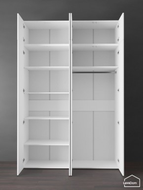 Шкаф с антресолью Linnea MHR-4POA-1 2450х1600х510 (Белый-М 11.1.2) в Ноябрьске - noyabrsk.ok-mebel.com | фото 4