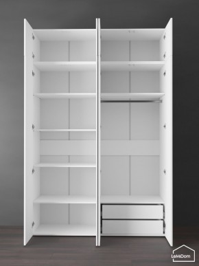 Шкаф с антресолью Linnea MHR-4POA-2 2450х1600х510 (Белый-М 11.1.2) в Ноябрьске - noyabrsk.ok-mebel.com | фото 5