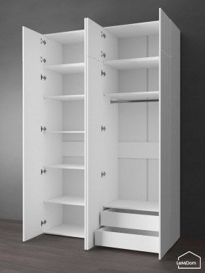Шкаф с антресолью Linnea MHR-4POA-2 2450х1600х510 (Белый-М 11.1.2) в Ноябрьске - noyabrsk.ok-mebel.com | фото 6