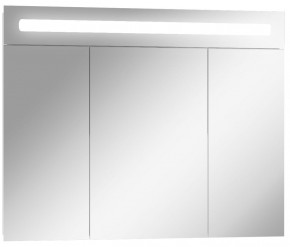 Шкаф-зеркало Аврора 90 с подсветкой LED Домино (DV8011HZ) в Ноябрьске - noyabrsk.ok-mebel.com | фото