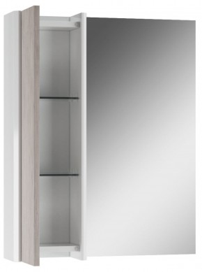 Шкаф-зеркало Uno 60 Дуб серый левый/правый Домино (DU1503HZ) в Ноябрьске - noyabrsk.ok-mebel.com | фото 3