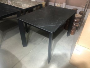 Стол CORNER 120 MATT BLACK MARBLE SOLID CERAMIC / BLACK, ®DISAUR в Ноябрьске - noyabrsk.ok-mebel.com | фото 2