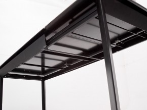Стол CREMONA 140 HIGH GLOSS STATUARIO Белый мрамор глянцевый, керамика/ черный каркас, ®DISAUR в Ноябрьске - noyabrsk.ok-mebel.com | фото 6