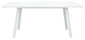 Стол ФИН 120 Белый, стекло/ Белый каркас М-City в Ноябрьске - noyabrsk.ok-mebel.com | фото 2