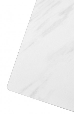 Стол FONDI 180 MARBLES KL-99 Белый мрамор матовый, итальянская керамика/ черный каркас, ®DISAUR в Ноябрьске - noyabrsk.ok-mebel.com | фото 6