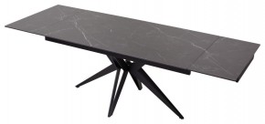 Стол FORIO 160 MATT BLACK MARBLE SOLID CERAMIC / BLACK, ®DISAUR в Ноябрьске - noyabrsk.ok-mebel.com | фото 5