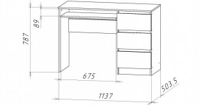 НИЦЦА-11 Стол компьютерный (НЦ.11) в Ноябрьске - noyabrsk.ok-mebel.com | фото 3