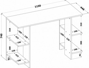 Стол письменный СПМ-28 в Ноябрьске - noyabrsk.ok-mebel.com | фото 5